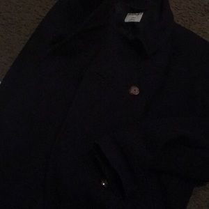 Navy Blue Trench Coat